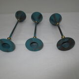 Set of three scandinavian candlesticks