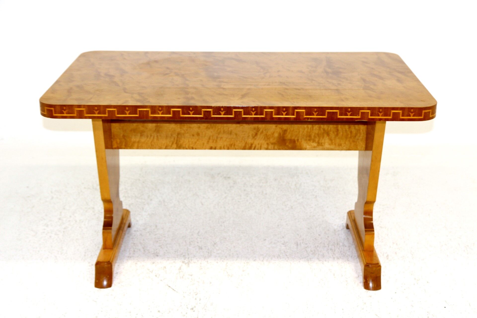 Birch dining table, Sweden, 1940s