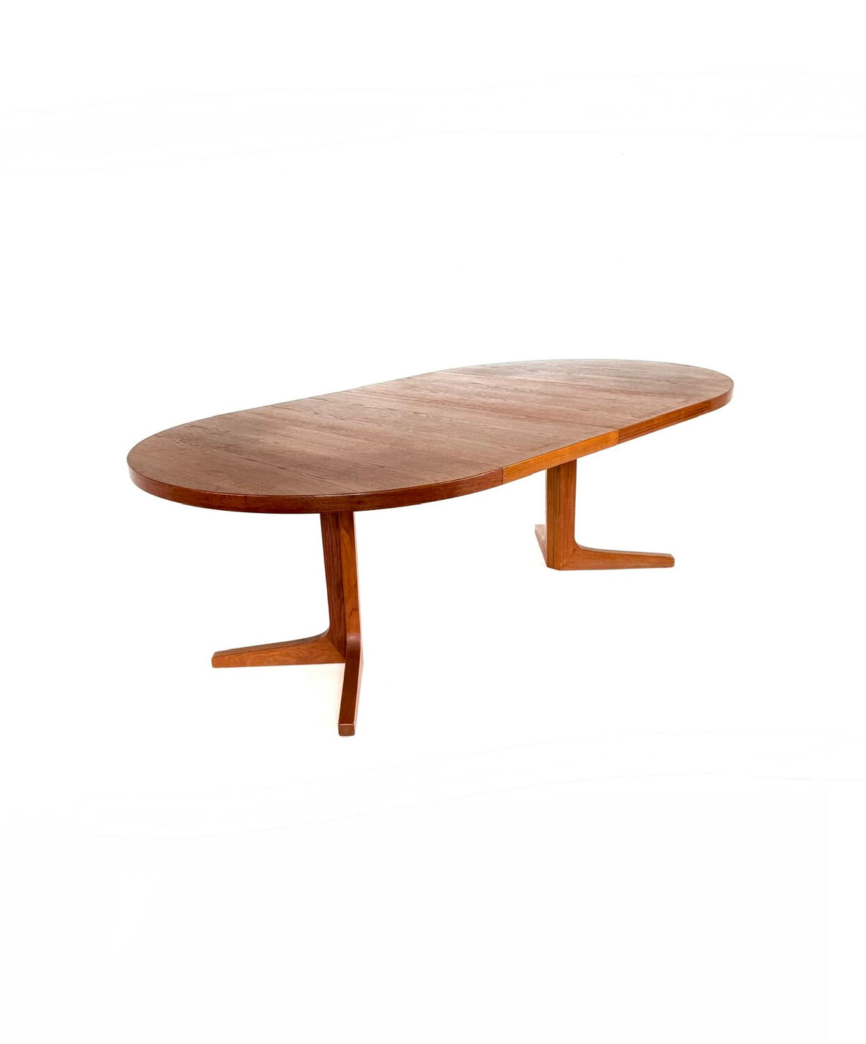 Table danoise en teck extensible vintage des années 60
