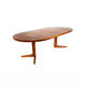 Table danoise en teck extensible vintage des années 60