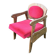 Oak armchair, unique piece