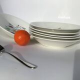 6 Gien soup plates, Gentilly model