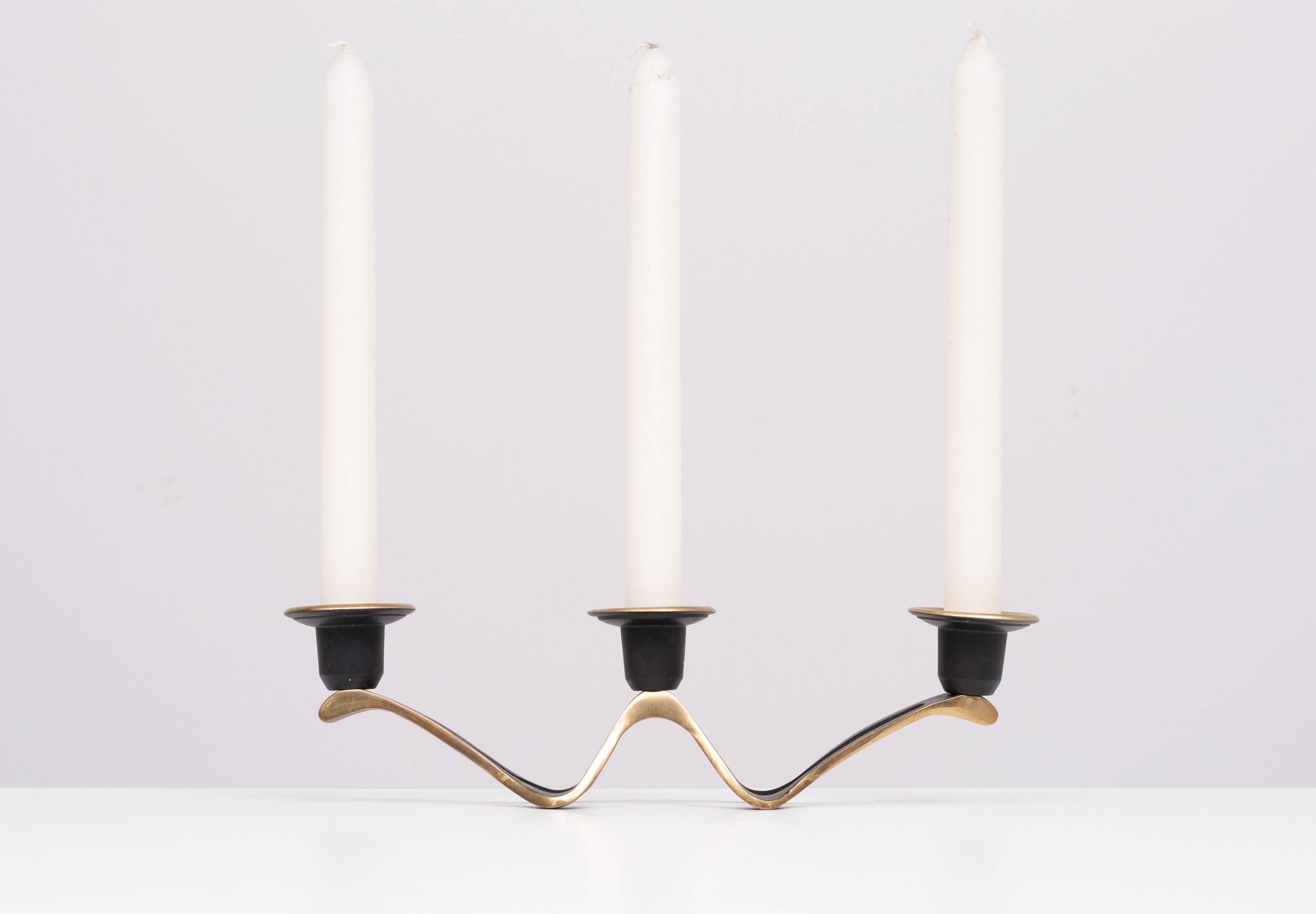 Richard Rohac candle holder by Walter Bosse 1960s Austria