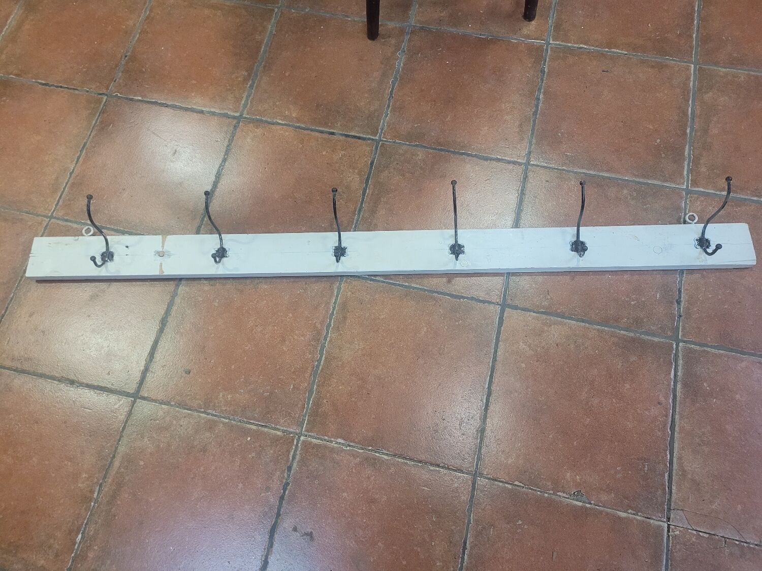 Wall coat rack 6 hooks