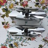 70s space age wall lights