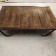 Industrial coffee table