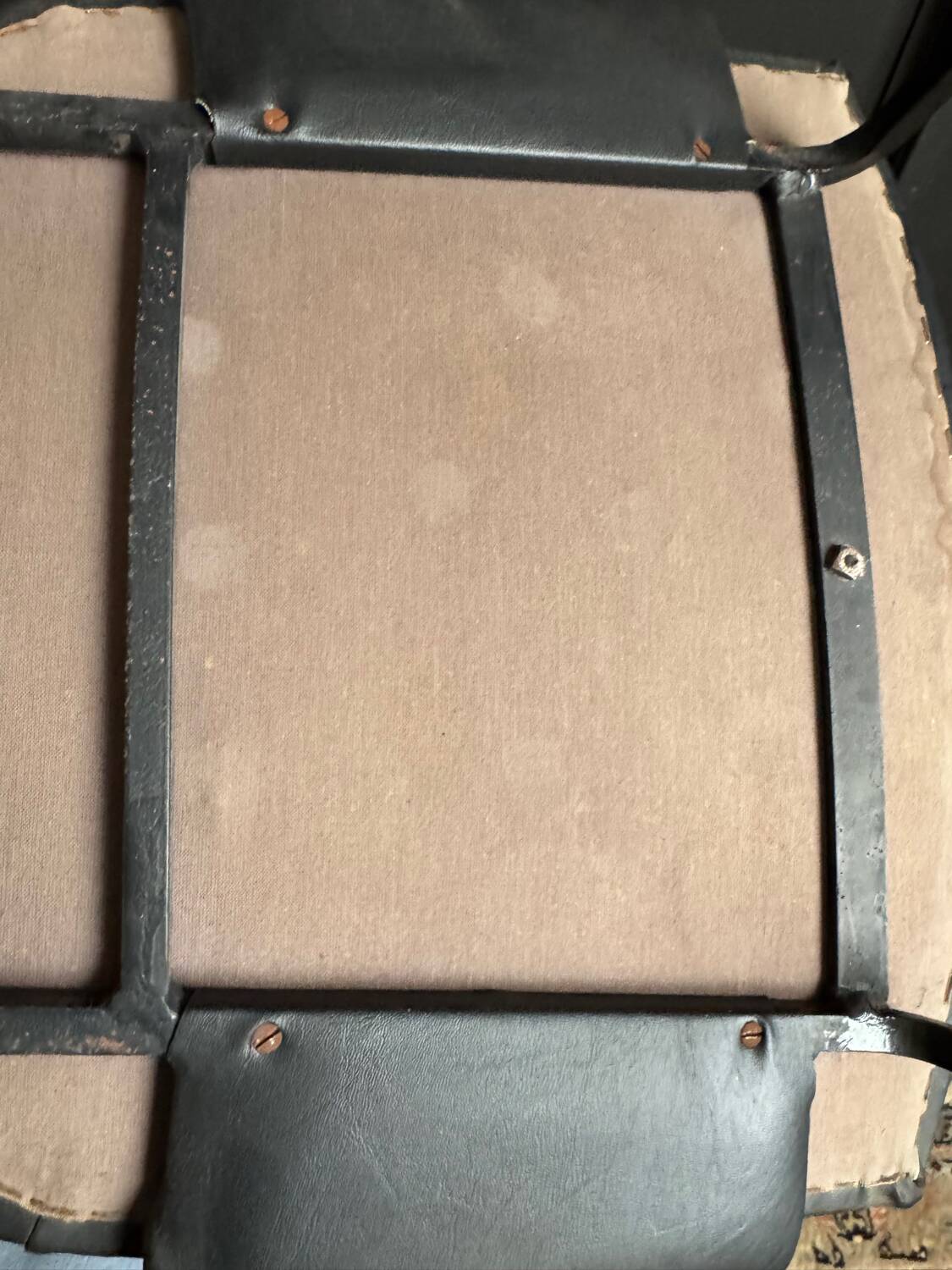 Black armchair from the 1950s