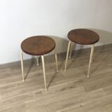 Pair of industrial stools