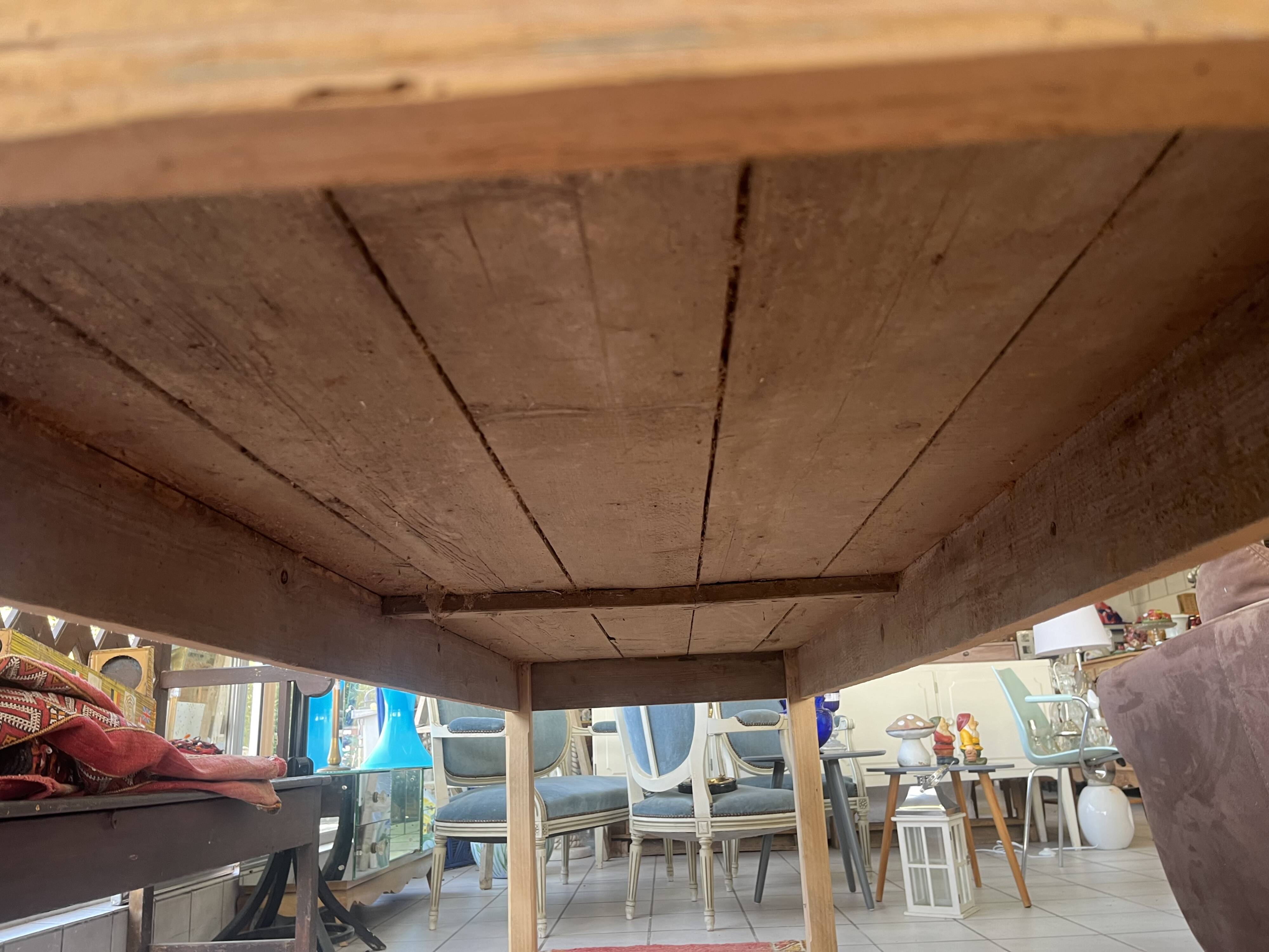 Table ferme decapé
