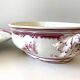 Vegetable dish, Fine Earthenware, Paris, France, Pink Crests, B&Cie Barluet, Creil
