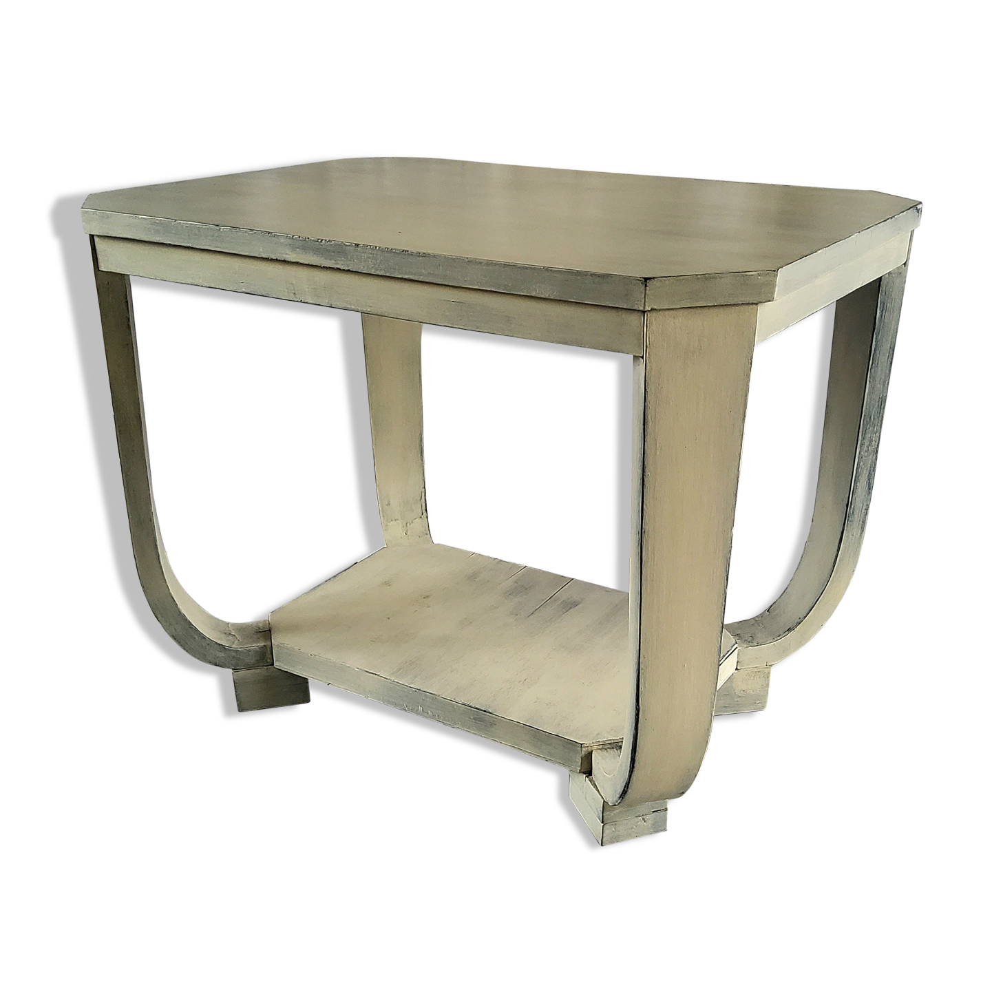 Patinated Art Deco coffee table