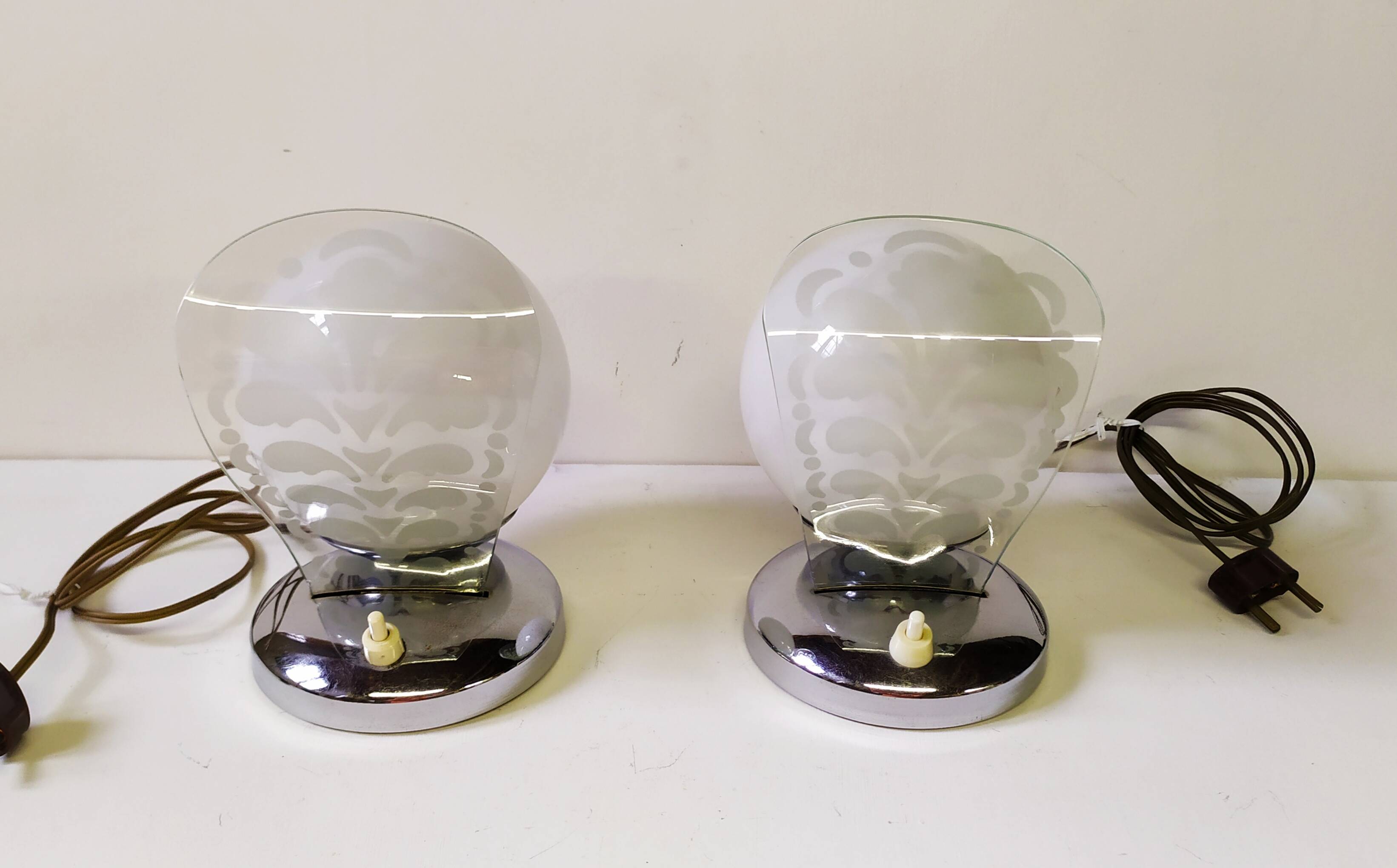 Art Deco Table Lamps, set of 2, 1920.