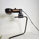 Lampe de table ajustable en bronze des années 80