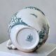 Large jug / carafe from the 19th century, ironstone, bird signed Moulin des Loups.