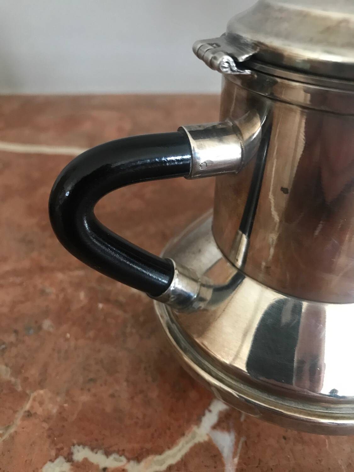 Art deco egoist coffee pot silver metal christian dior