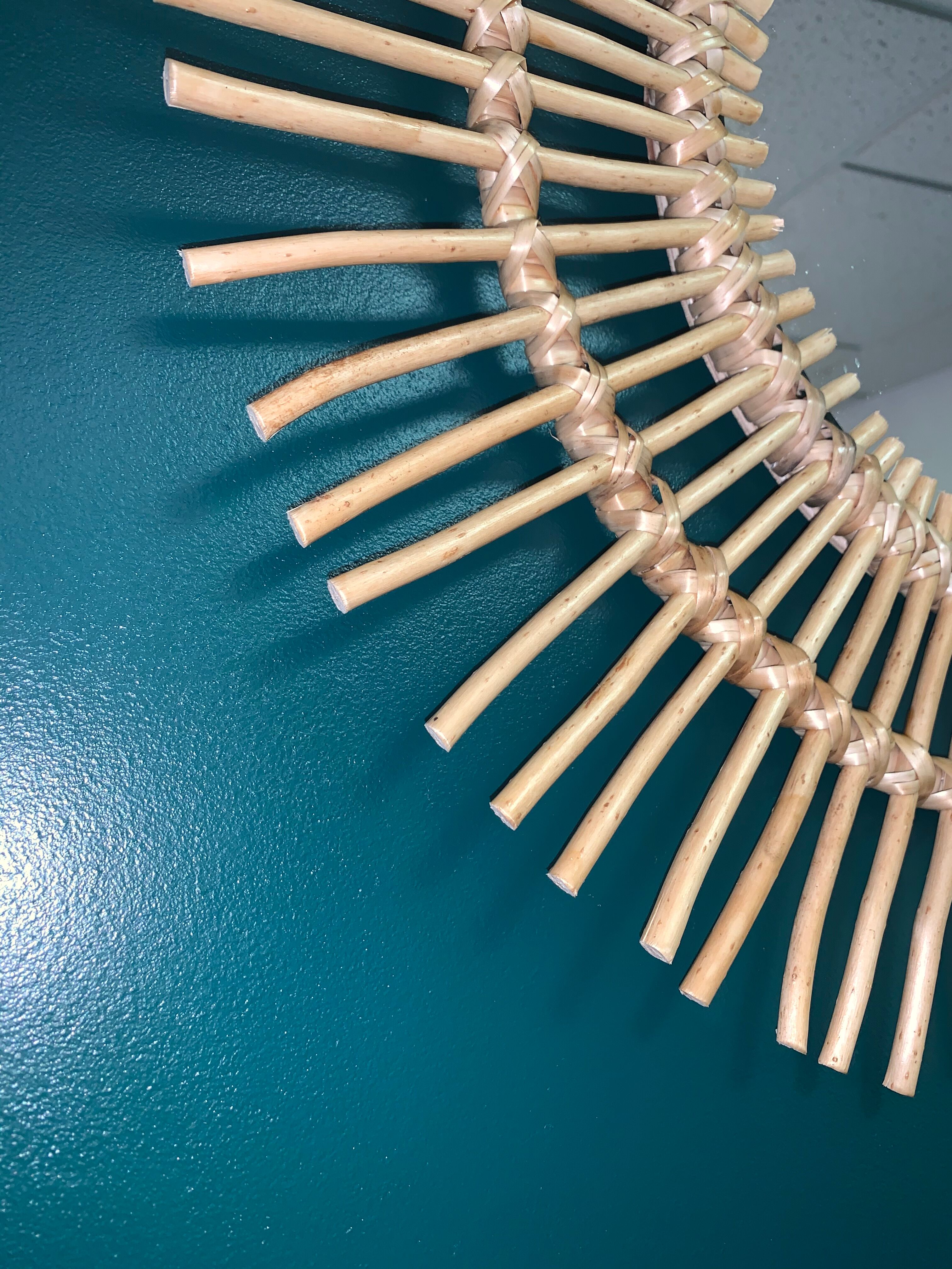 Mirror sun rattan 56cm
