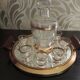 Art Deco liqueur service and its mirrored tray