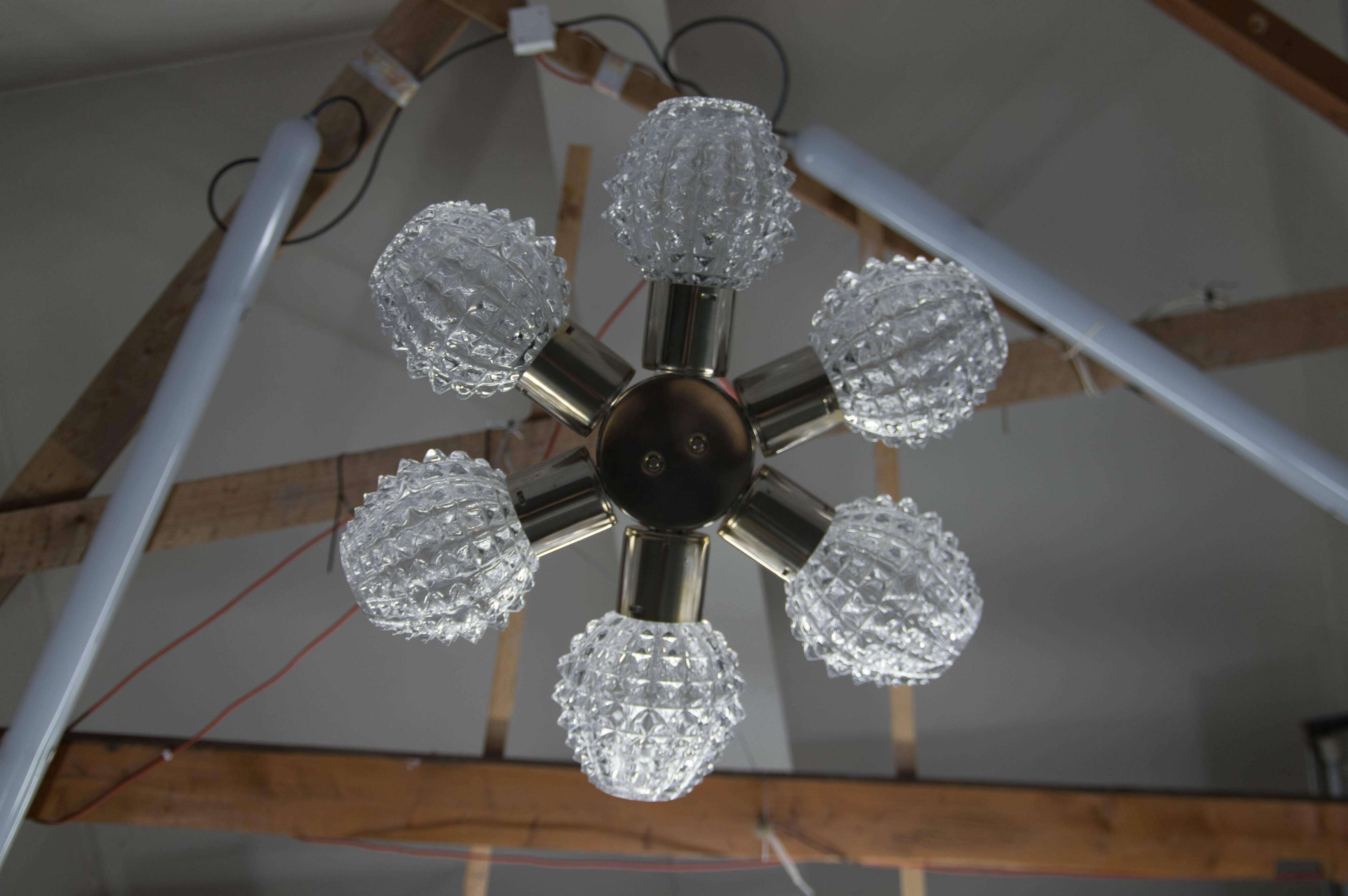 Mid-Century Chandelier by Kamenicky Senov, 1970s