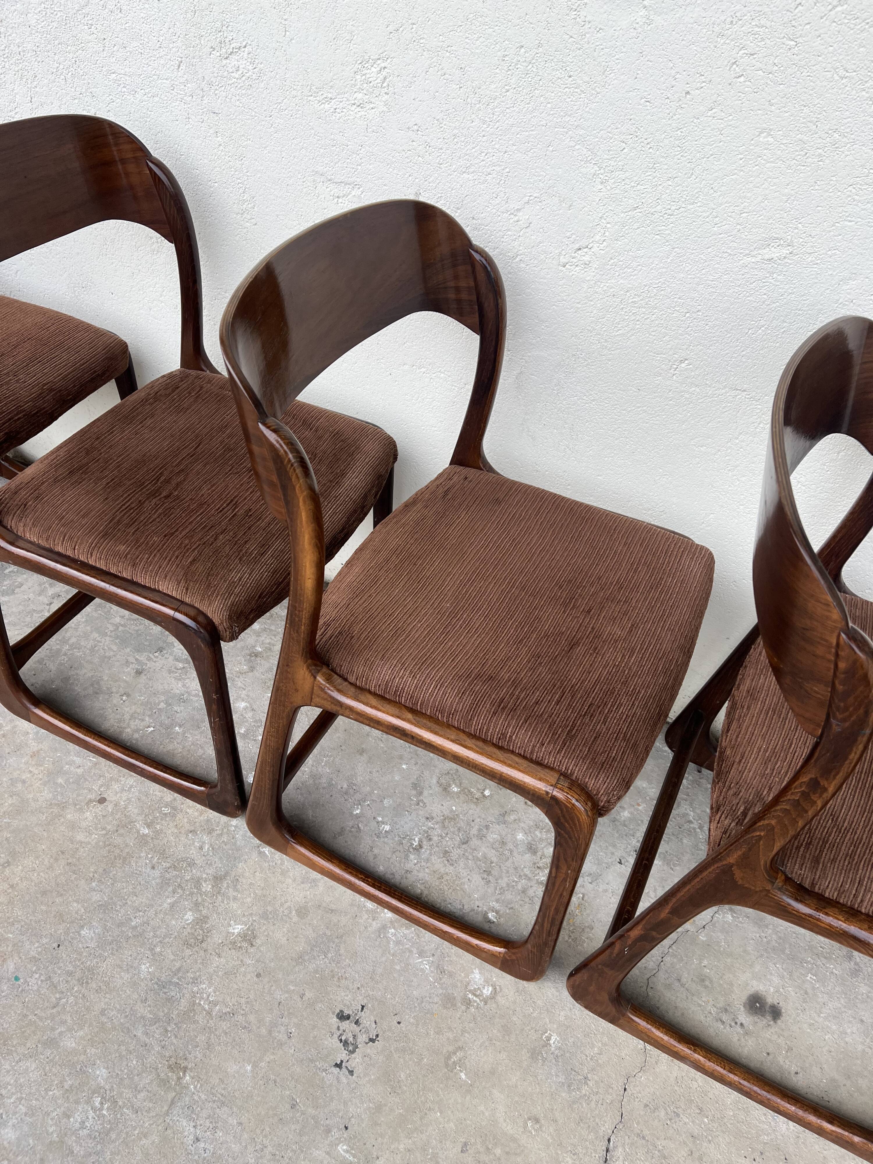 Baumann sled chairs