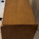 Vintage shoe cabinet with tapered legs