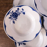 Set of 6 plates digs Digoin Sarreguemines