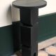 Sellette - Table d'appoint en bois teinté noir