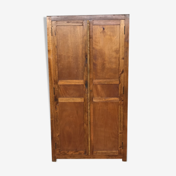 Armoire ou vestiaire en sapin des années 1950 1960 design vintage