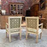 Paire de Fauteuils de Style DIRECTOIRE Début XIXème