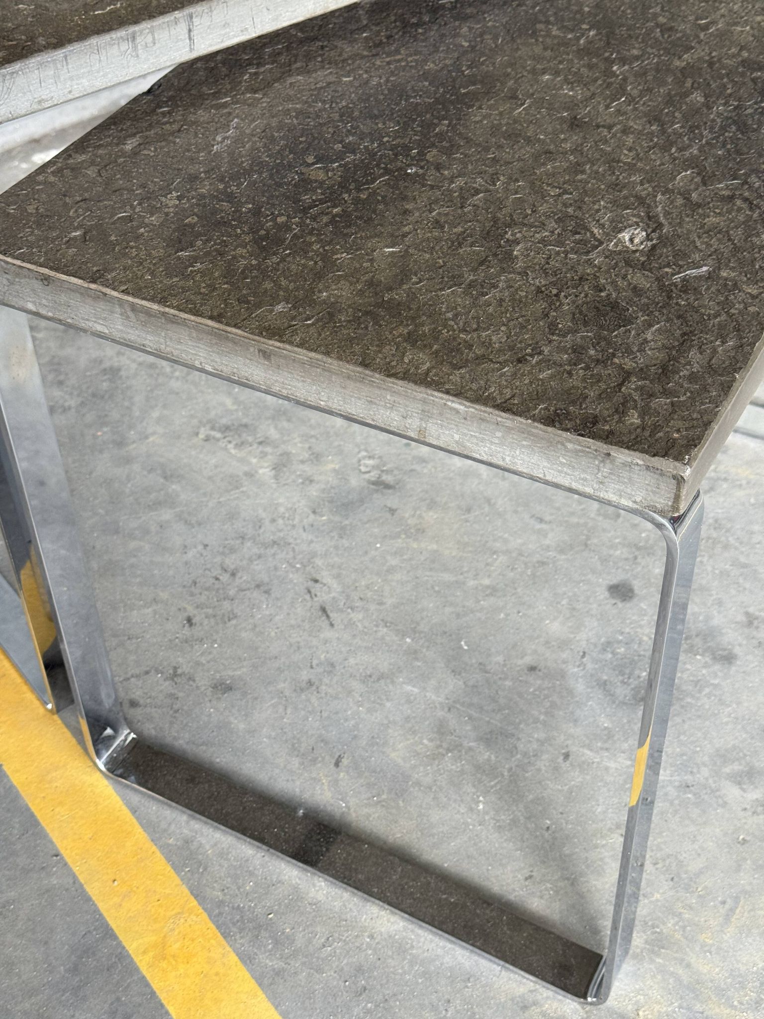 Nest of Draenert Slate Stone Tables