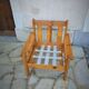 Vintage brutalist Scandinavian armchair