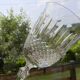 Set of 4 white wine glasses in PARIS crystal