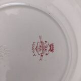 6 Longwy flat plates, Champagne model