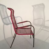 High back scoubidou armchair