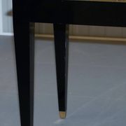Bureau en Galuchat avec Métal Doré, Modèle Moderne