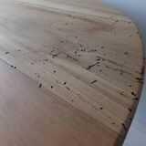 Round wooden table
