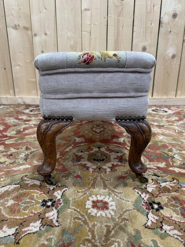 Petit banc d'appoint - repose pied époque Louis Philippe