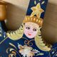 Bougeoirs peints traditionnels russes