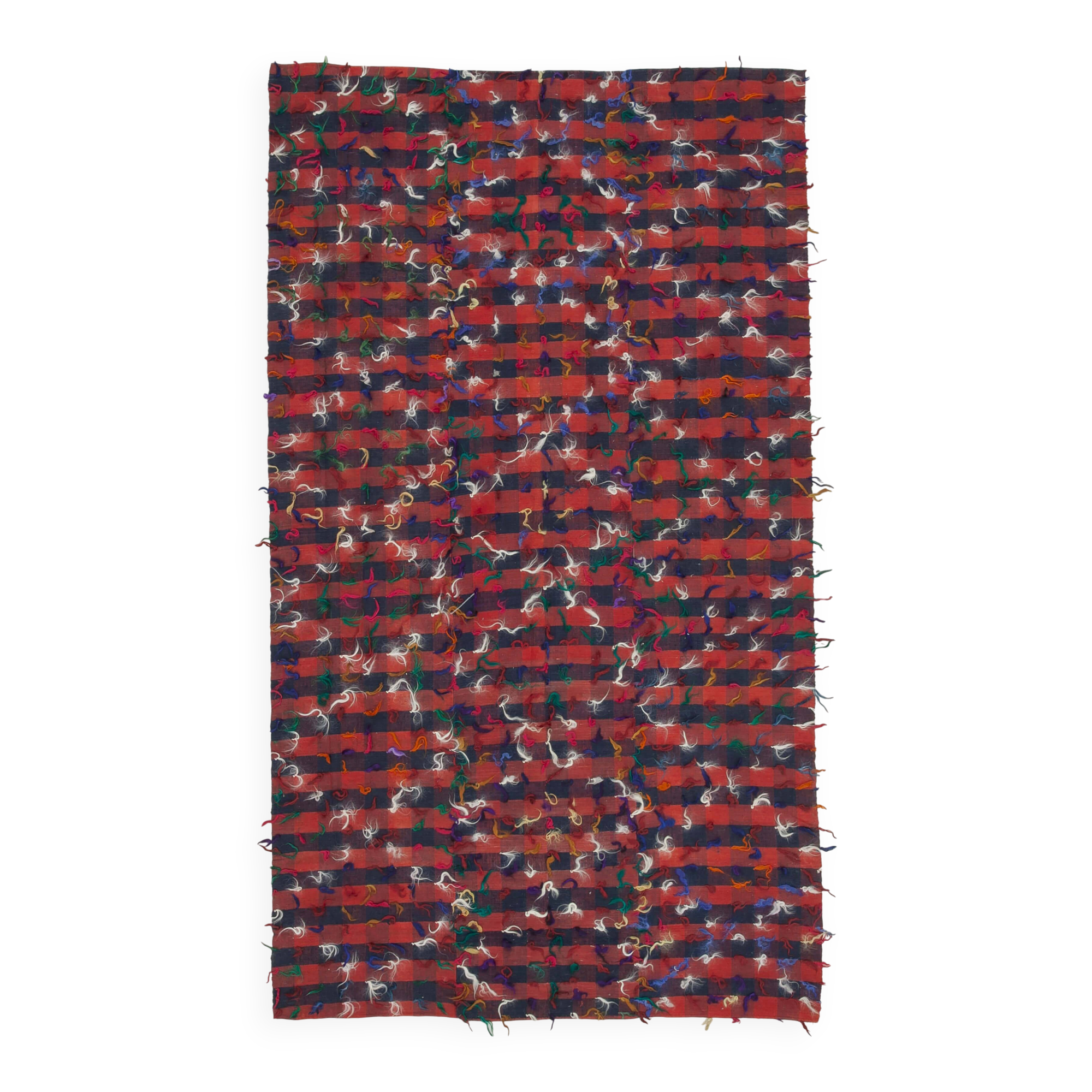 Turkish Handmade Vintage Anatolian Kilim 185 cm x 324 cm