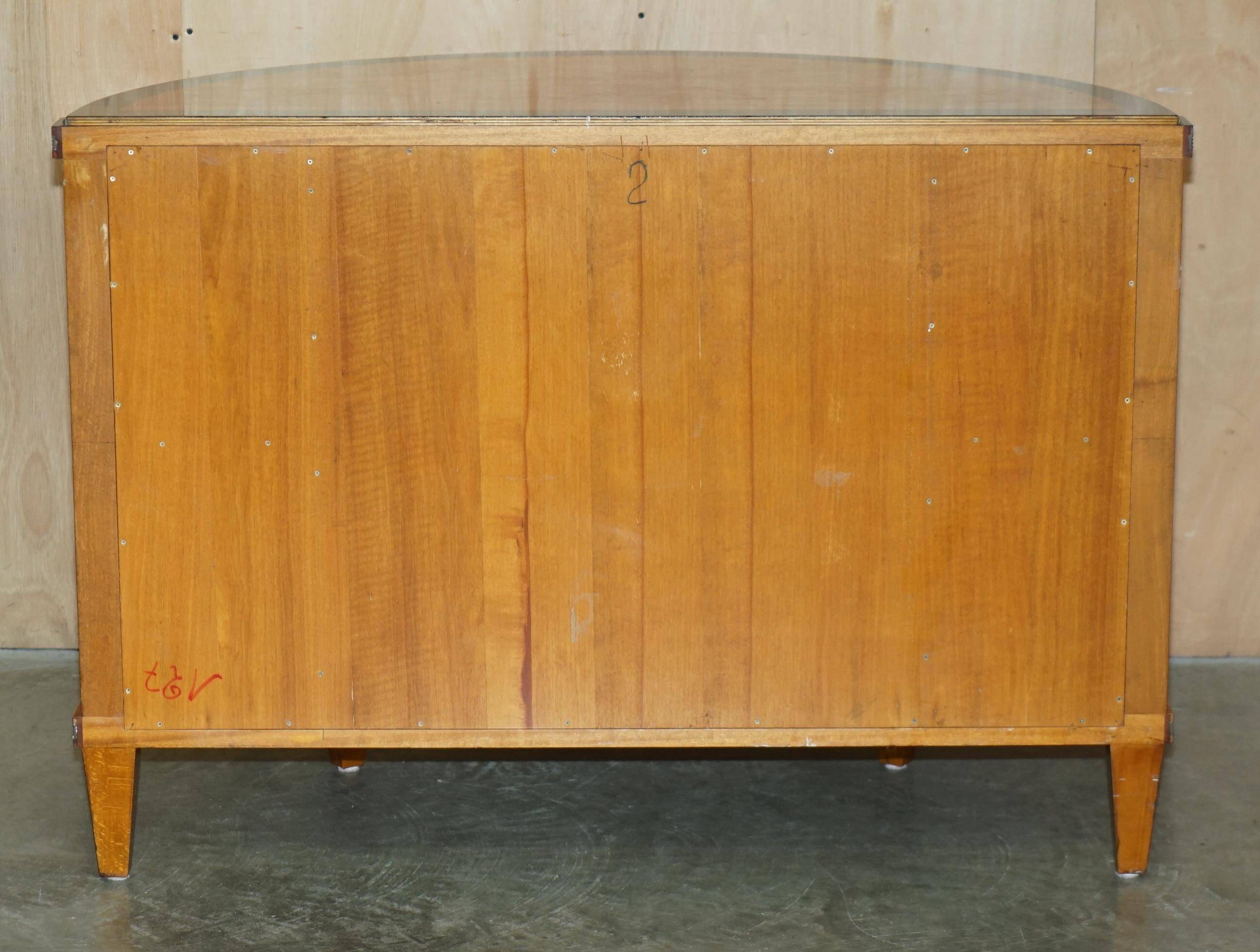 Buffet Demi-lune Satinwood & Laiton Colombo Mobili