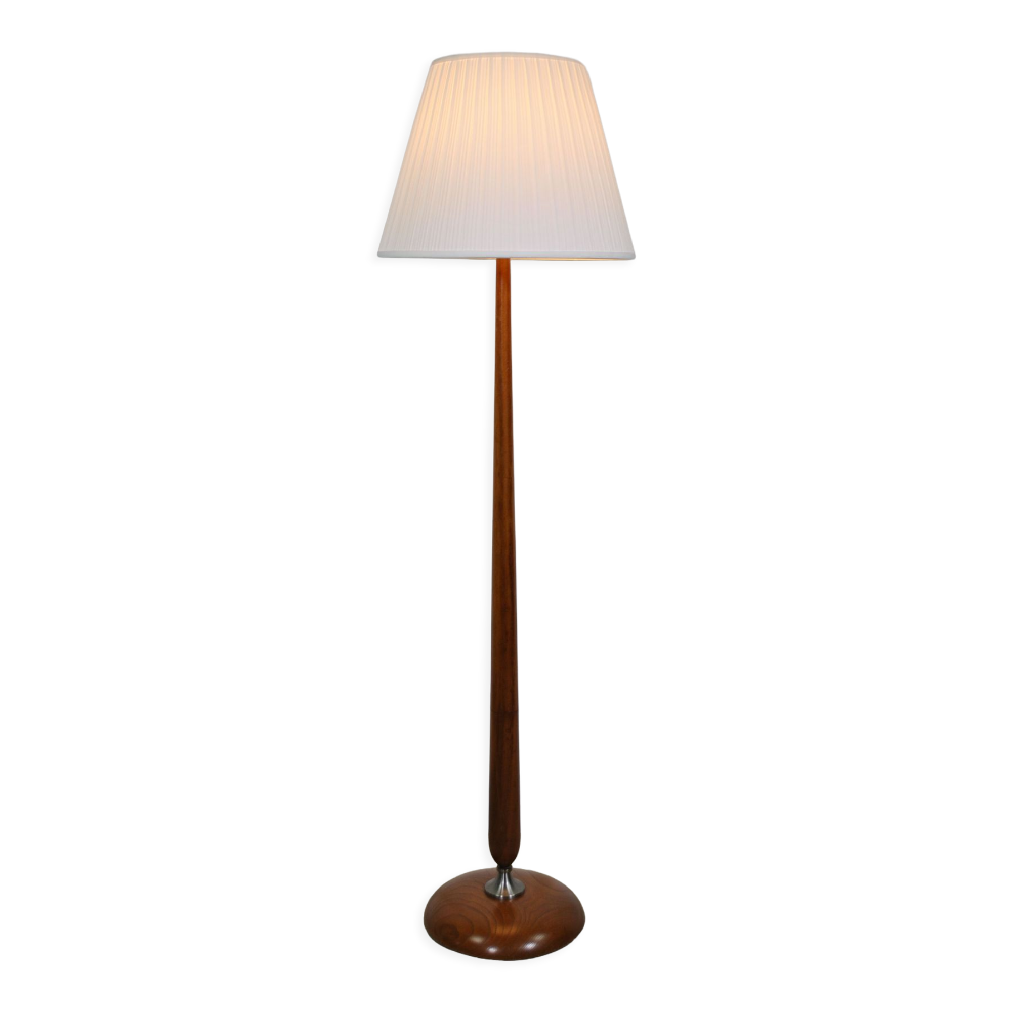 Wood floor lamp 1970