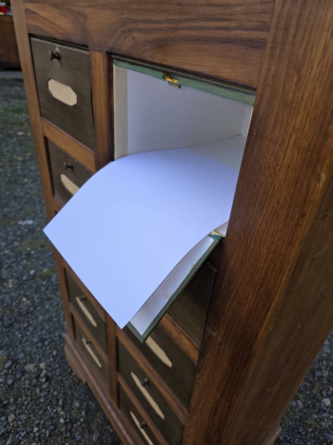 Cartonnier ancien en  chêne