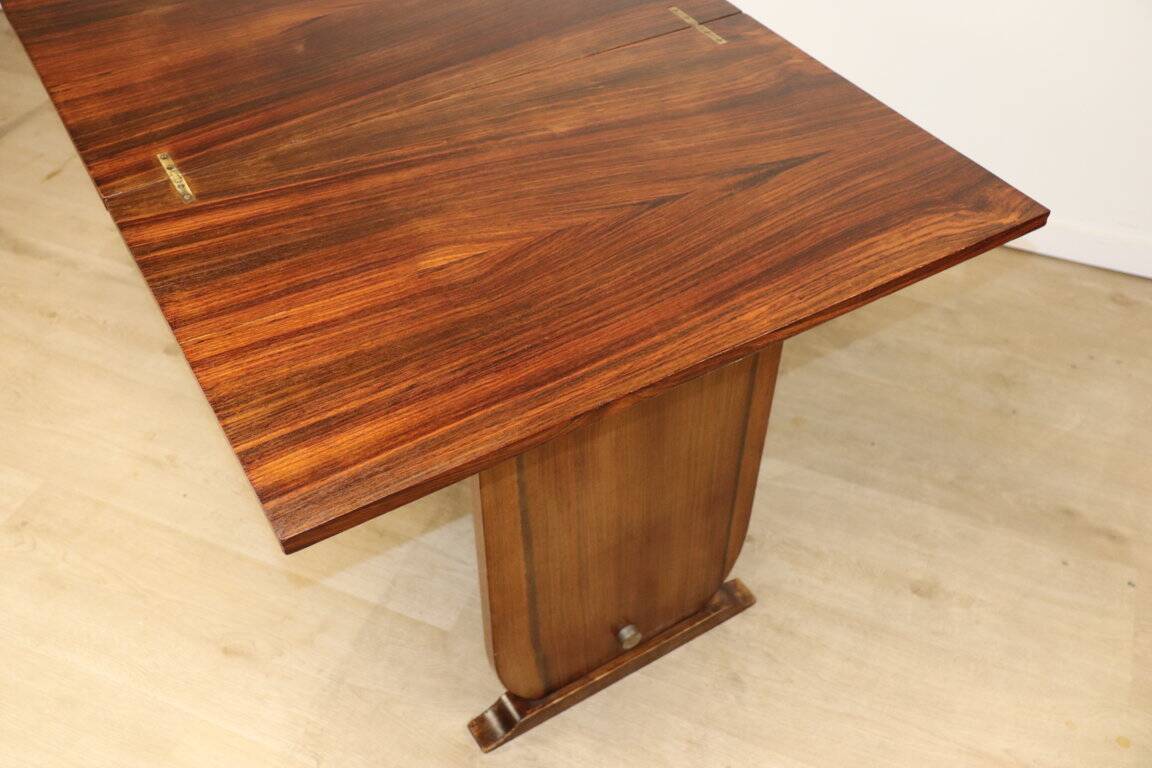 Art Deco "Portefeuille" table in rosewood - 1950