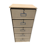 Valve cabinet Ronéo beige 5casiers