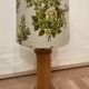 PAIR OF LARGE PINE LAMPS 1960 "SCANDINAVIAN DESIGN".