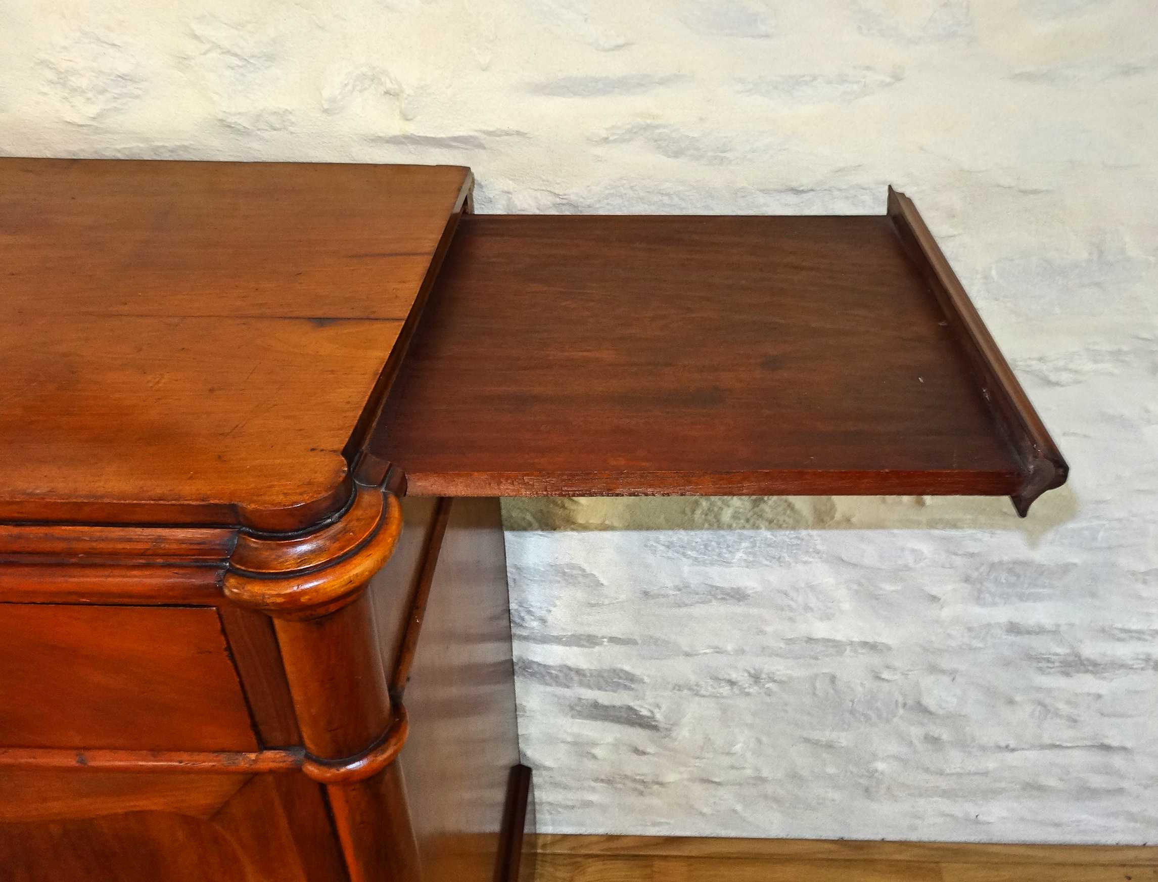 Low antique 19th century mahogany buffet