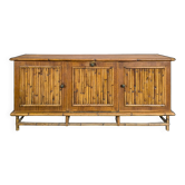Enfilade en bambou fendu, années 60