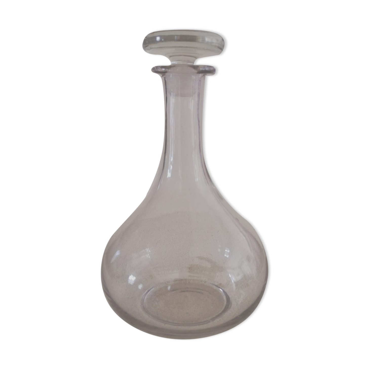 Old glass decanter