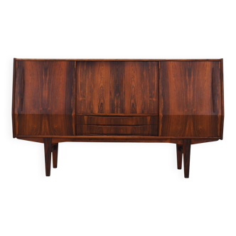 Buffet haut en palissandre, design danois, années 1970, production : Danemark