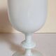 Vintage white opaline vase-cup 16.5 cm