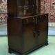 1930s English Art Deco oak buffet